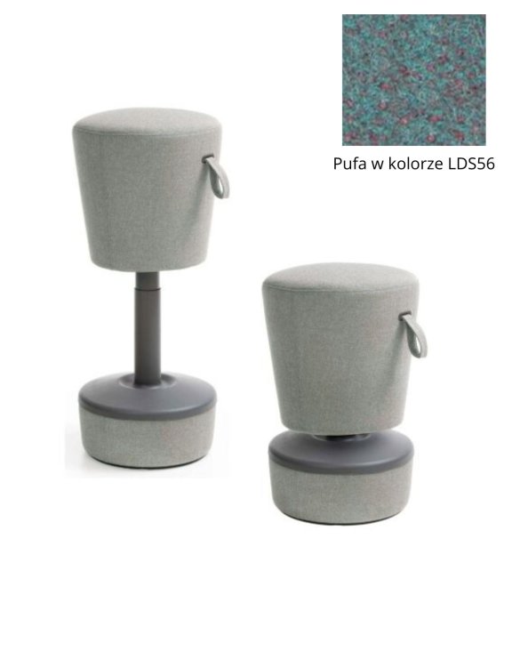 Stołek, pufa Mickey Tkanina Synergy LDS56 (2872) - OUTLET